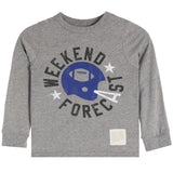 Weekend Forecast Football Long Sleeve Tee - Denny's