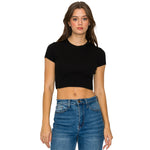Short Sleeve Ribbed Baby Tee - Denny's