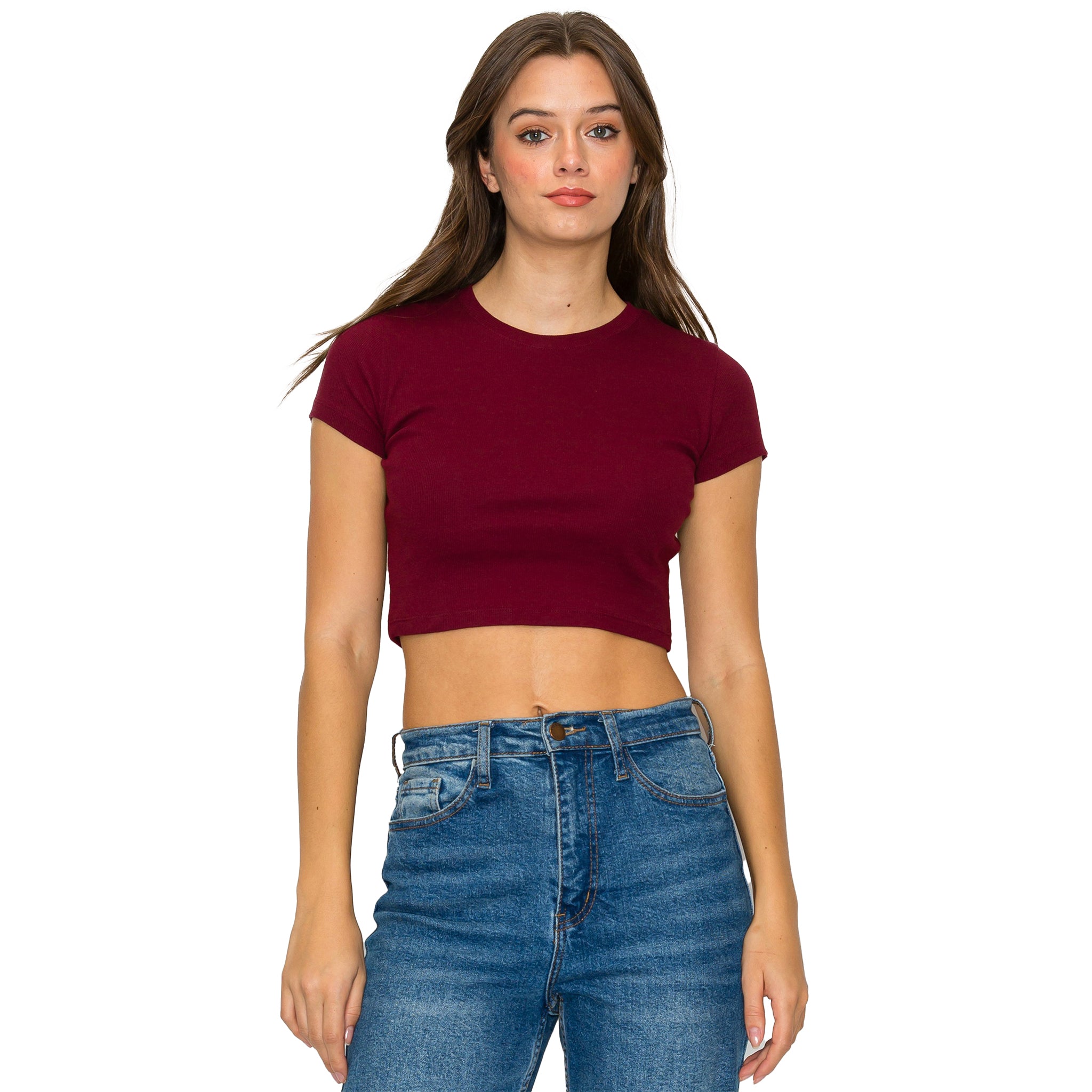 Short Sleeve Ribbed Baby Tee - Denny's
