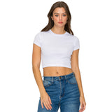 Short Sleeve Ribbed Baby Tee - Denny's