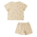 2pc Sailboats Short Set