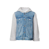 Terry Combo Hooded Jacket