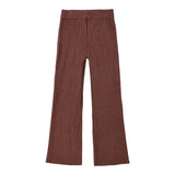 Flare Rib Knit Pant