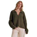 Jenson Polo Cable Sweater