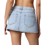 Denim Micro Mini Skirt