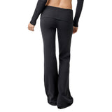 Fold Over Flare Pant - Denny's