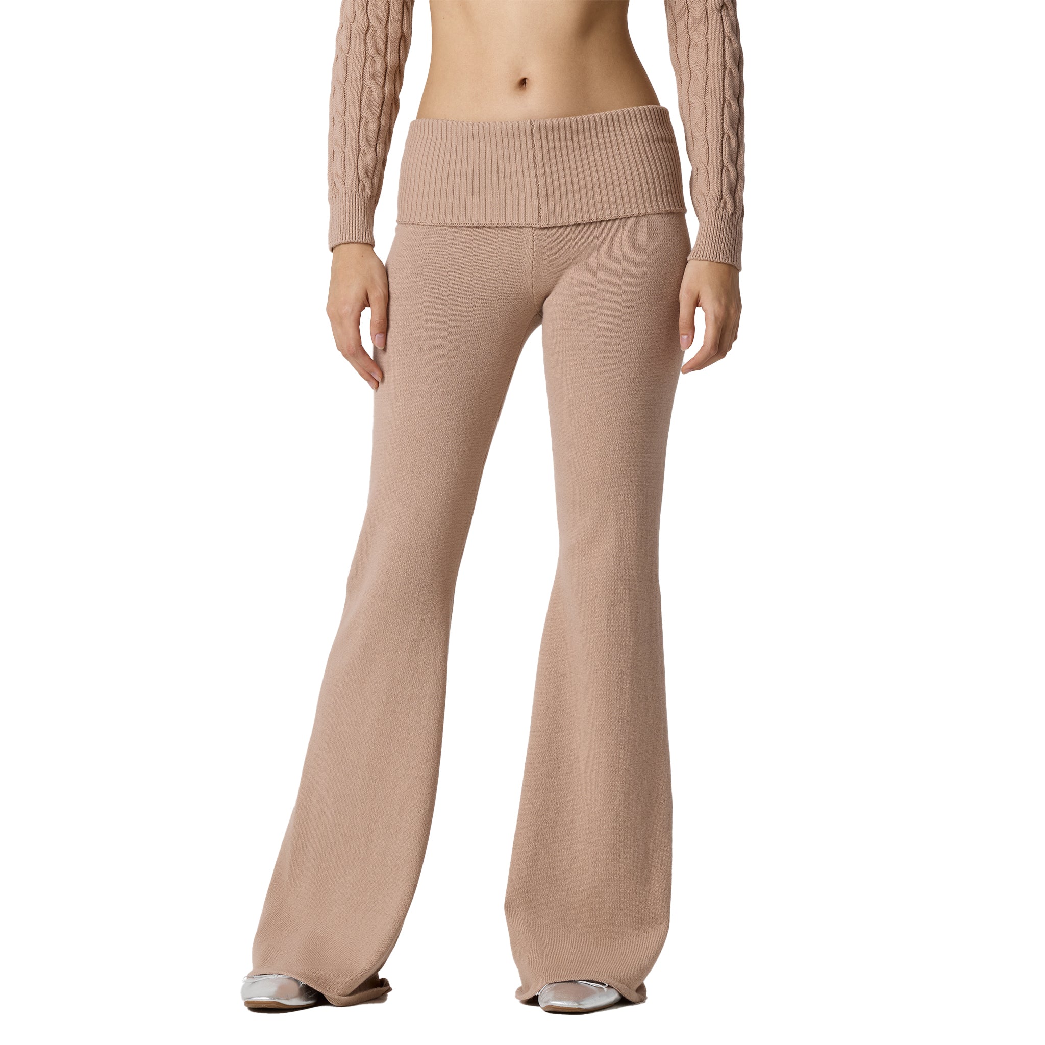 Fold Over Flare Pant - Denny's