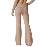 Fold Over Flare Pant - Denny's