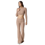 Fold Over Flare Pant - Denny's