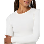 Soft Flex Solid Long Sleeve Crop Tee - Denny's