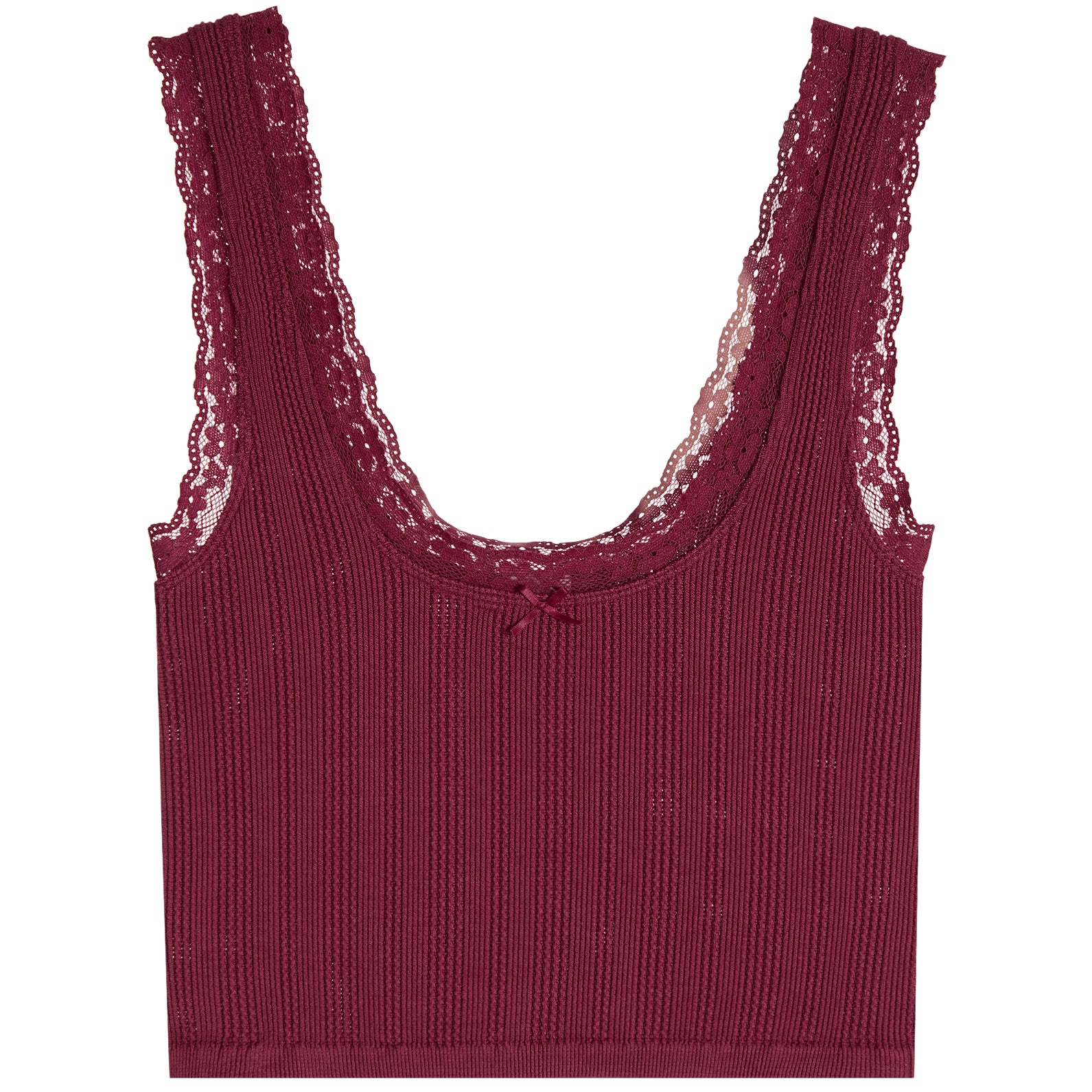 Pointelle Tank - Denny's