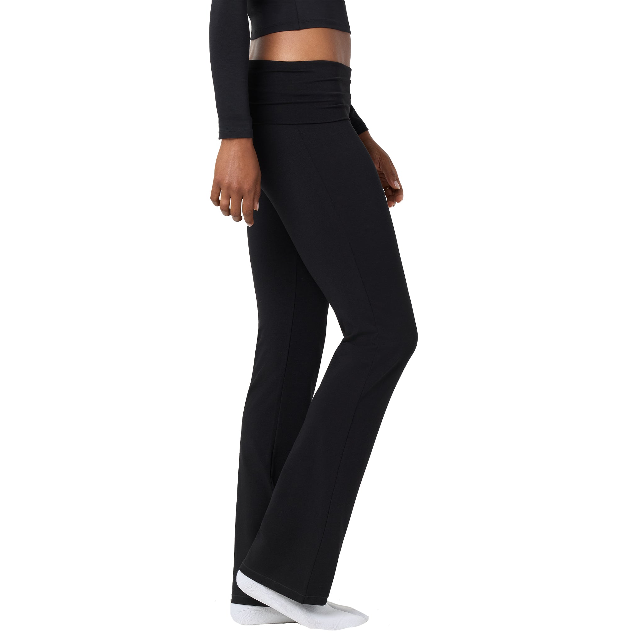 Fold Over Flare Legging - Denny's