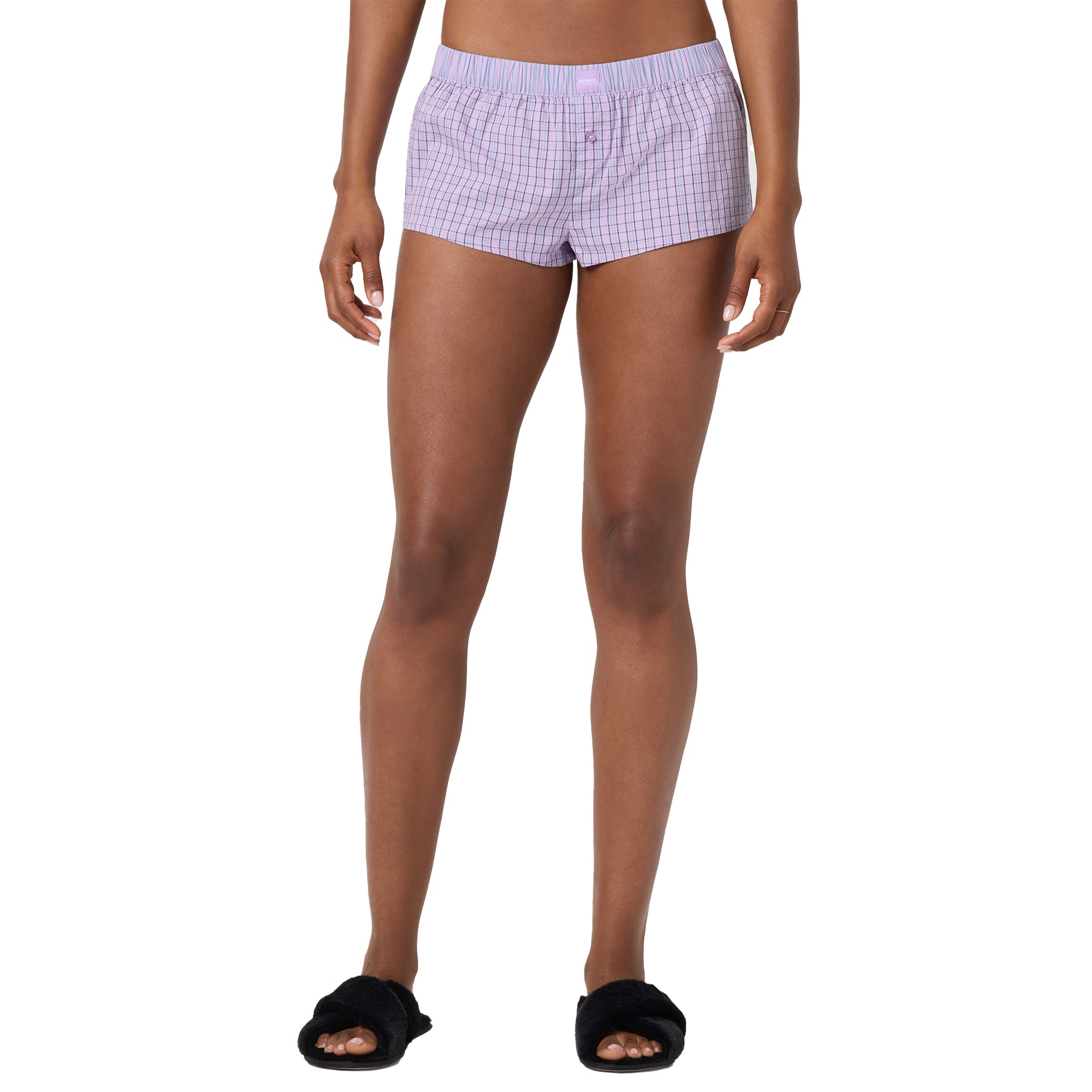 Micro Plaid Mini Short - Denny's