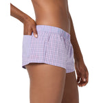 Micro Plaid Mini Short - Denny's