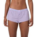 Micro Plaid Mini Short - Denny's
