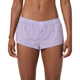 Micro Plaid Mini Short - Denny's