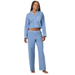 Micro Plaid Pant Vintage Blue - Denny's