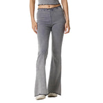Washed Ombre Ribbed Flare Pant - Denny's