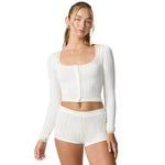 Pointelle Cardigan - Denny's