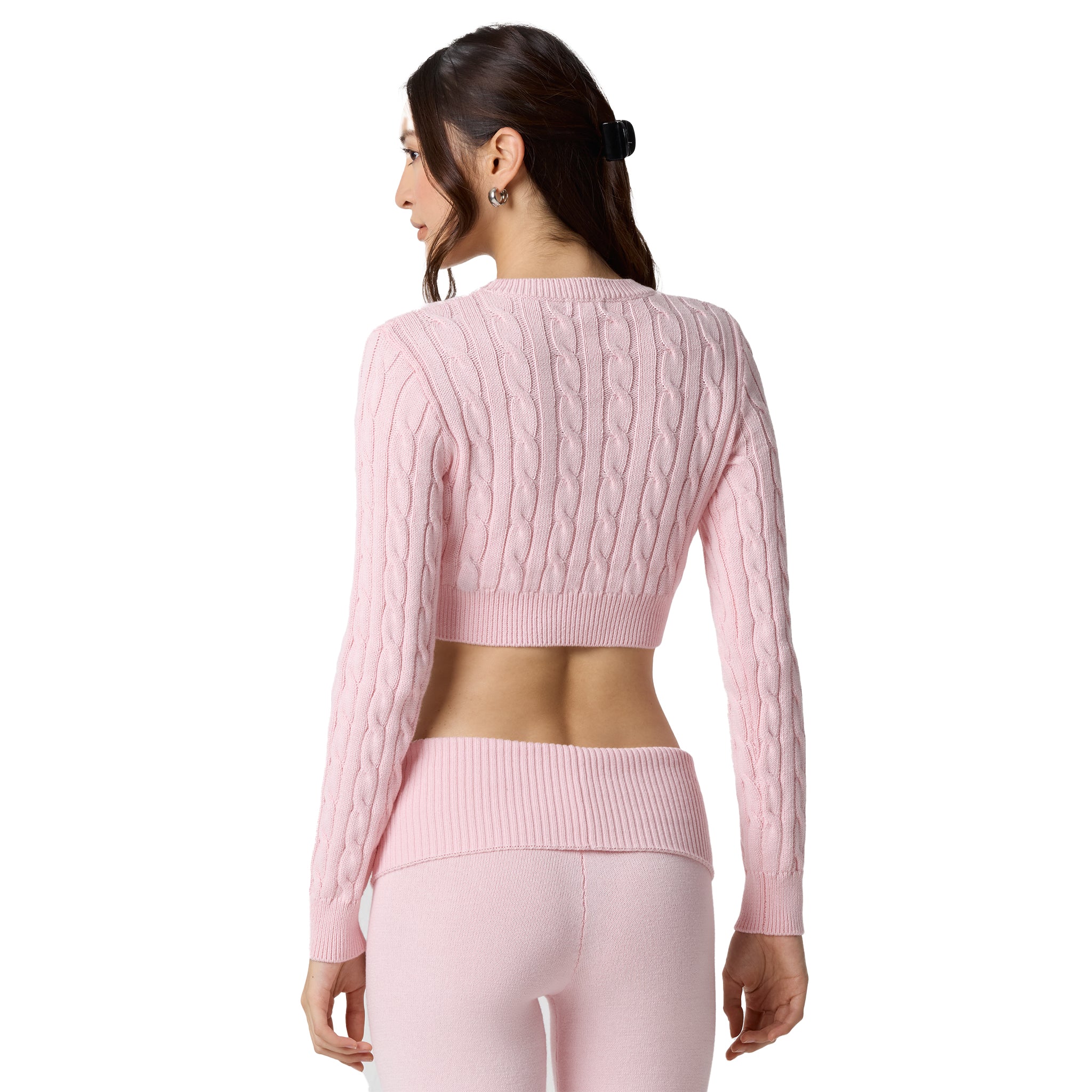 Ballet Crop Cable Sweater - Denny's
