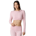 Ballet Crop Cable Sweater - Denny's