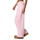 Chenille Solid Wide Leg