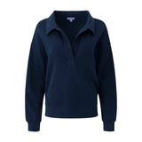Polo Collar Sweatshirt