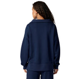 Polo Collar Sweatshirt