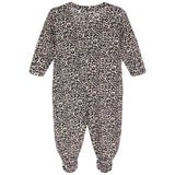 Multi Colored Leopard Ruffle Footie - Denny's