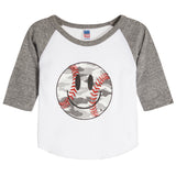 Camo Baseball Raglan - Denny's