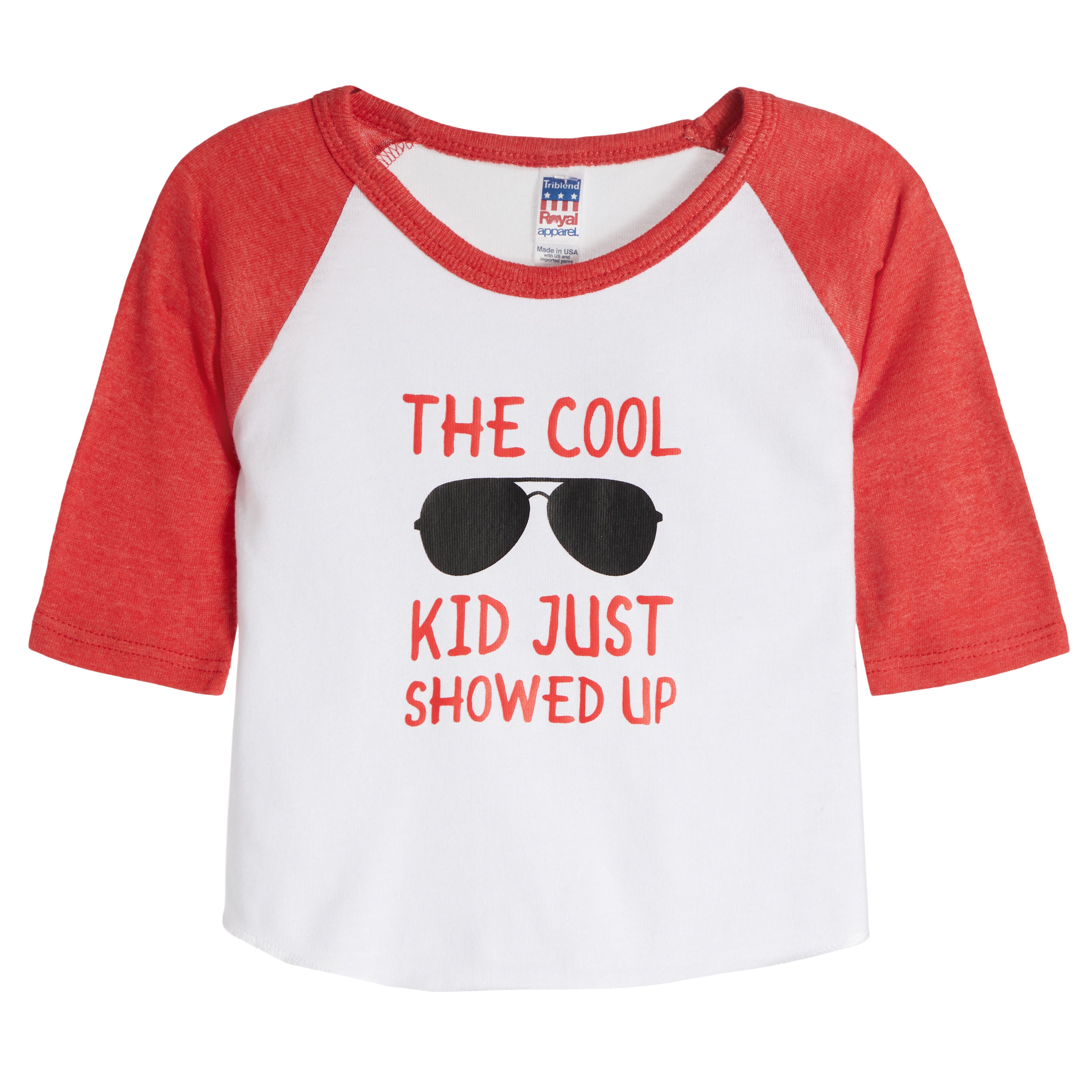 Cool Kid Just Showed Up Raglan Tee - Denny's