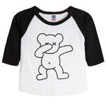 Disco Bear Raglan Tee - Denny's