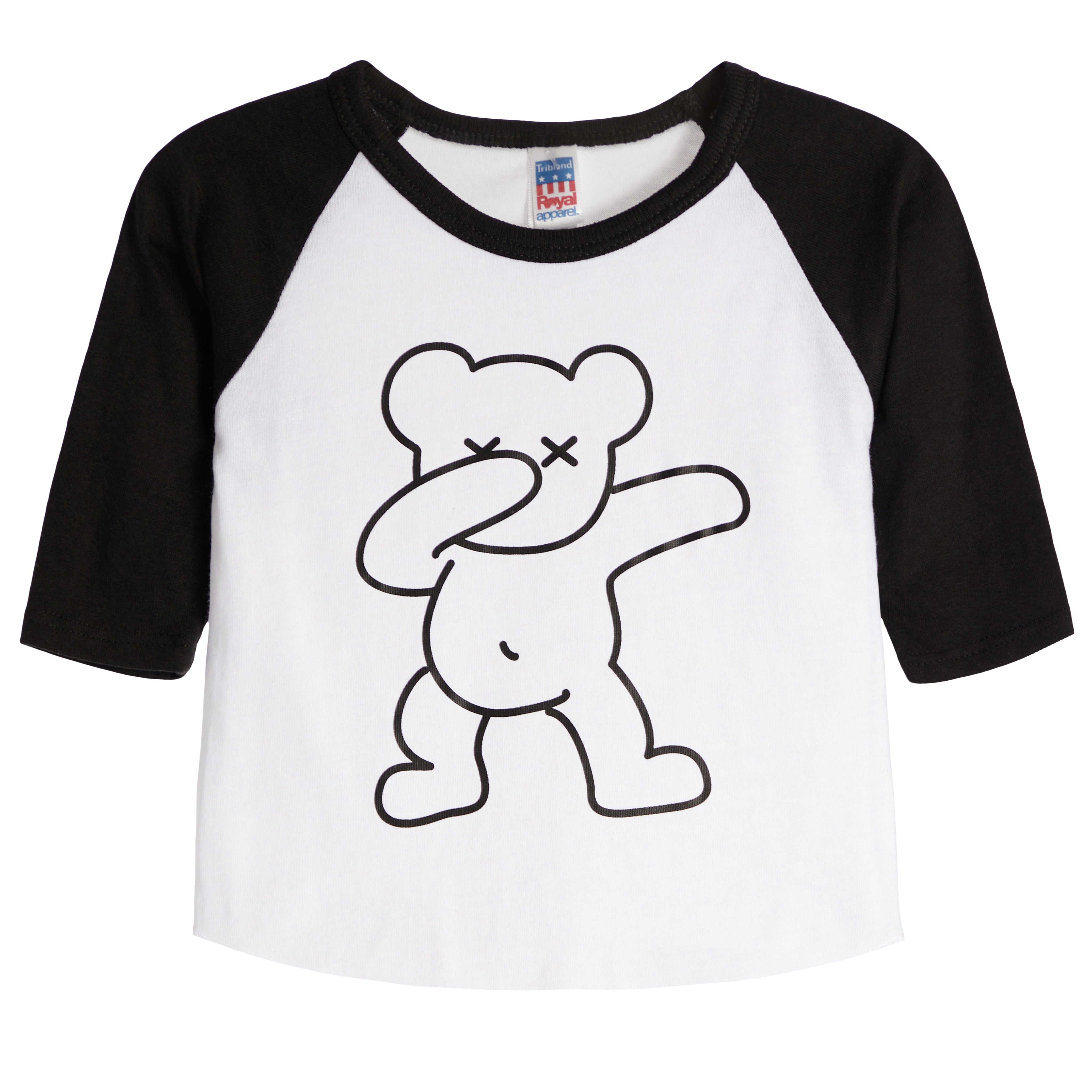 Disco Bear Raglan Tee - Denny's