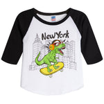 New York Dinosaur Raglan Tee - Denny's