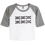 Skulls Raglan Tee - Denny's