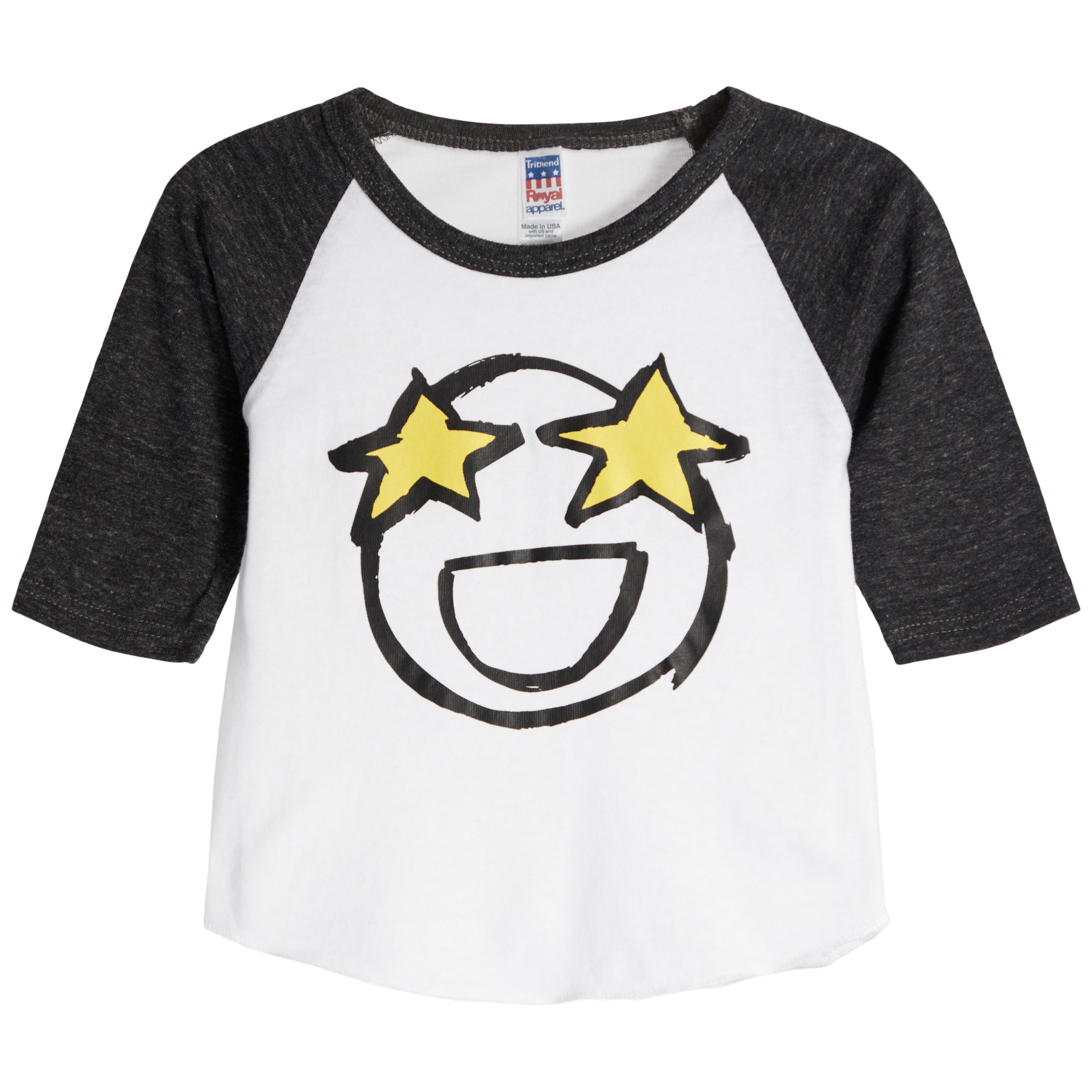 Star Smiley Raglan Tee - Denny's