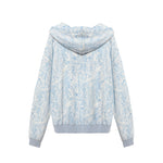 Blue Manhunt Camo Racer Hoodie - Denny's