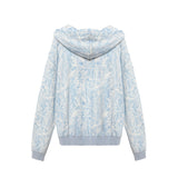 Blue Manhunt Camo Racer Hoodie - Denny's