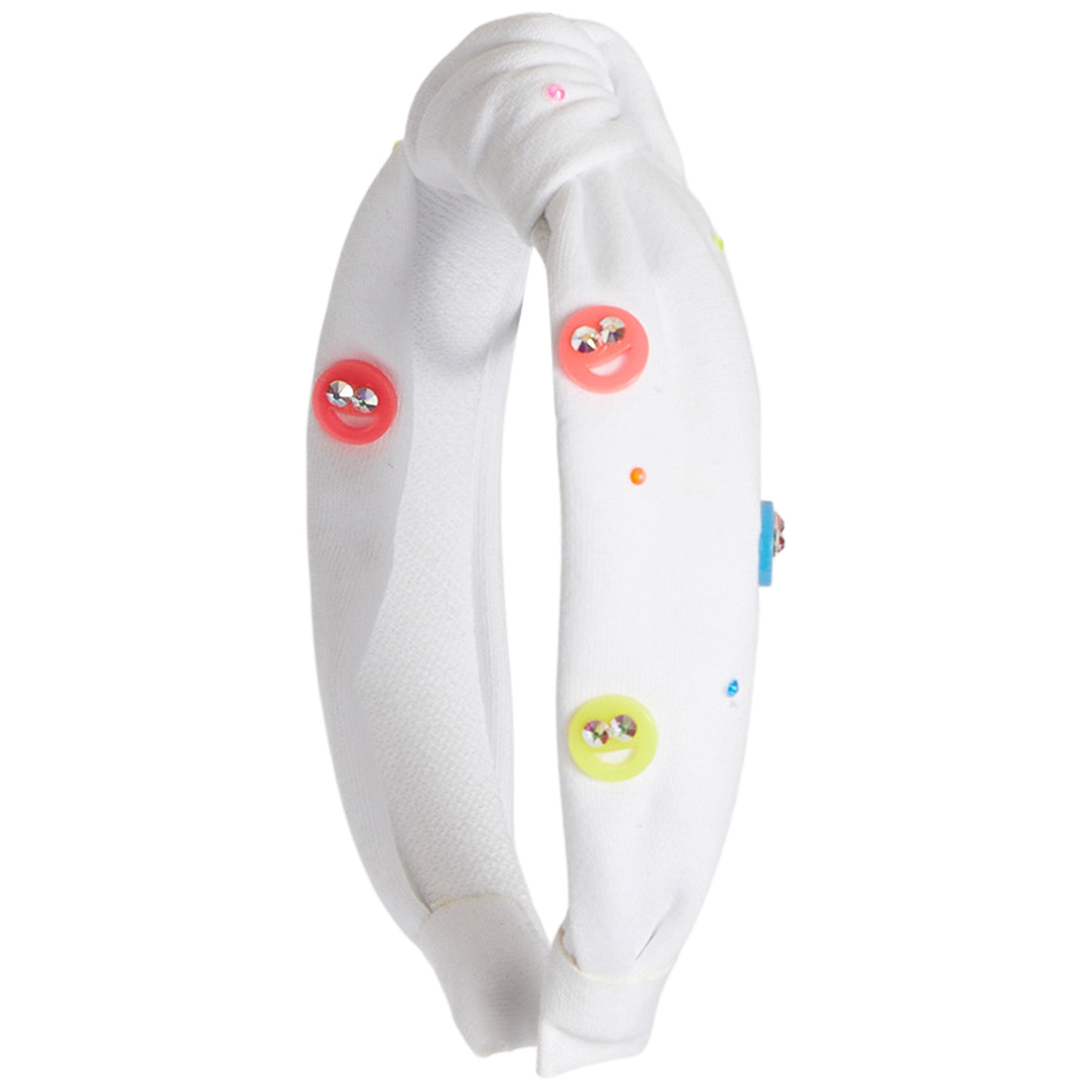 Smiley Ribbed Cotton Headband - Denny's