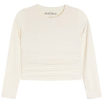 Long Sleeve Rouched Top - Denny's