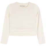 Long Sleeve Rouched Top - Denny's