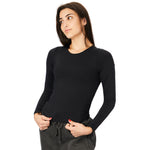 Riley Long Sleeve Ruched Top - Denny's