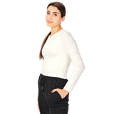 Riley Long Sleeve Ruched Top - Denny's