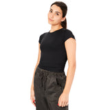 Riley Short Sleeve Ruched Top - Denny's