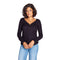 Textured Essential V-Neck - Denny's
