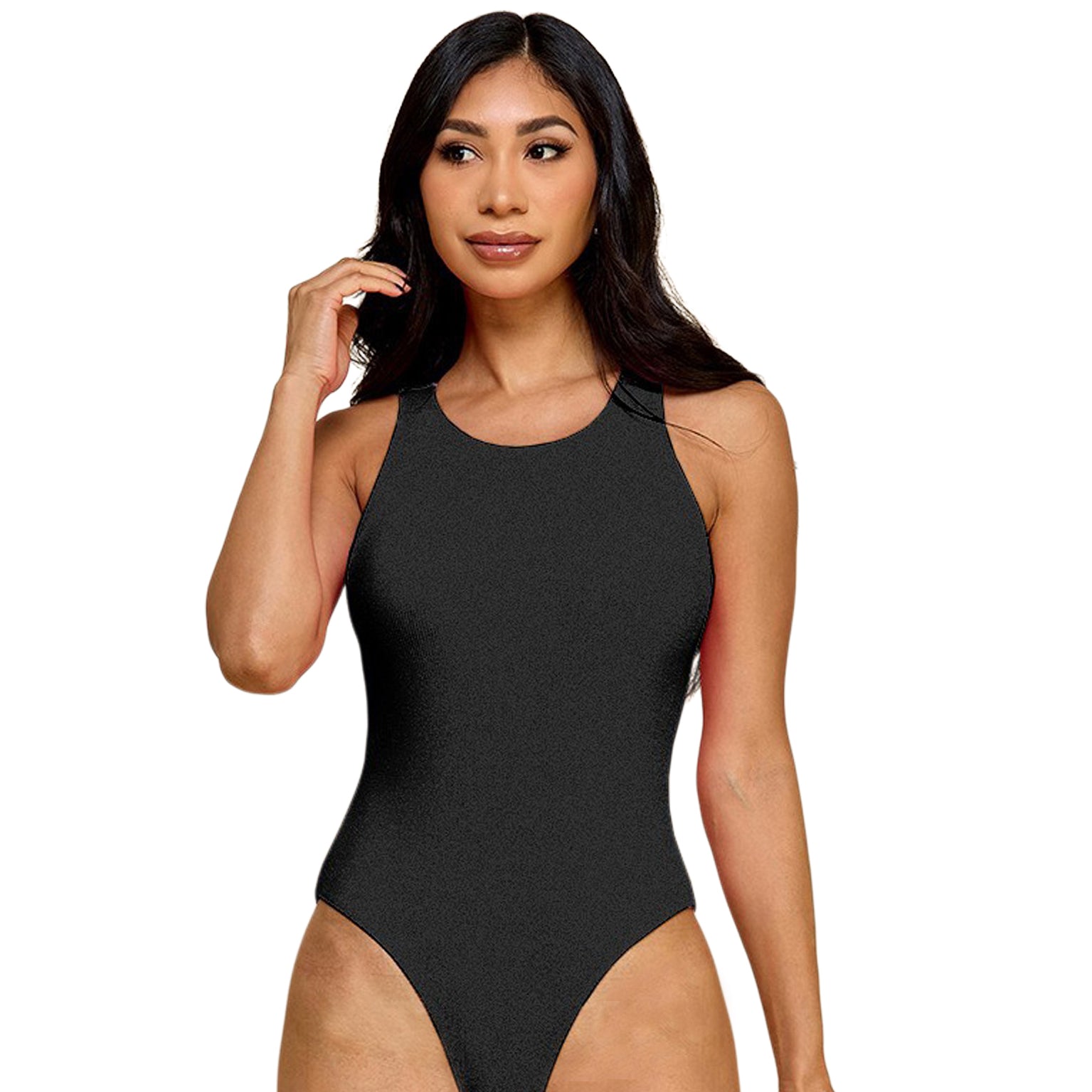 Double Layered Tank Bodysuit - Denny's