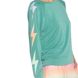 Gradient Good Vibes Top - Denny's