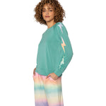 Gradient Good Vibes Top - Denny's