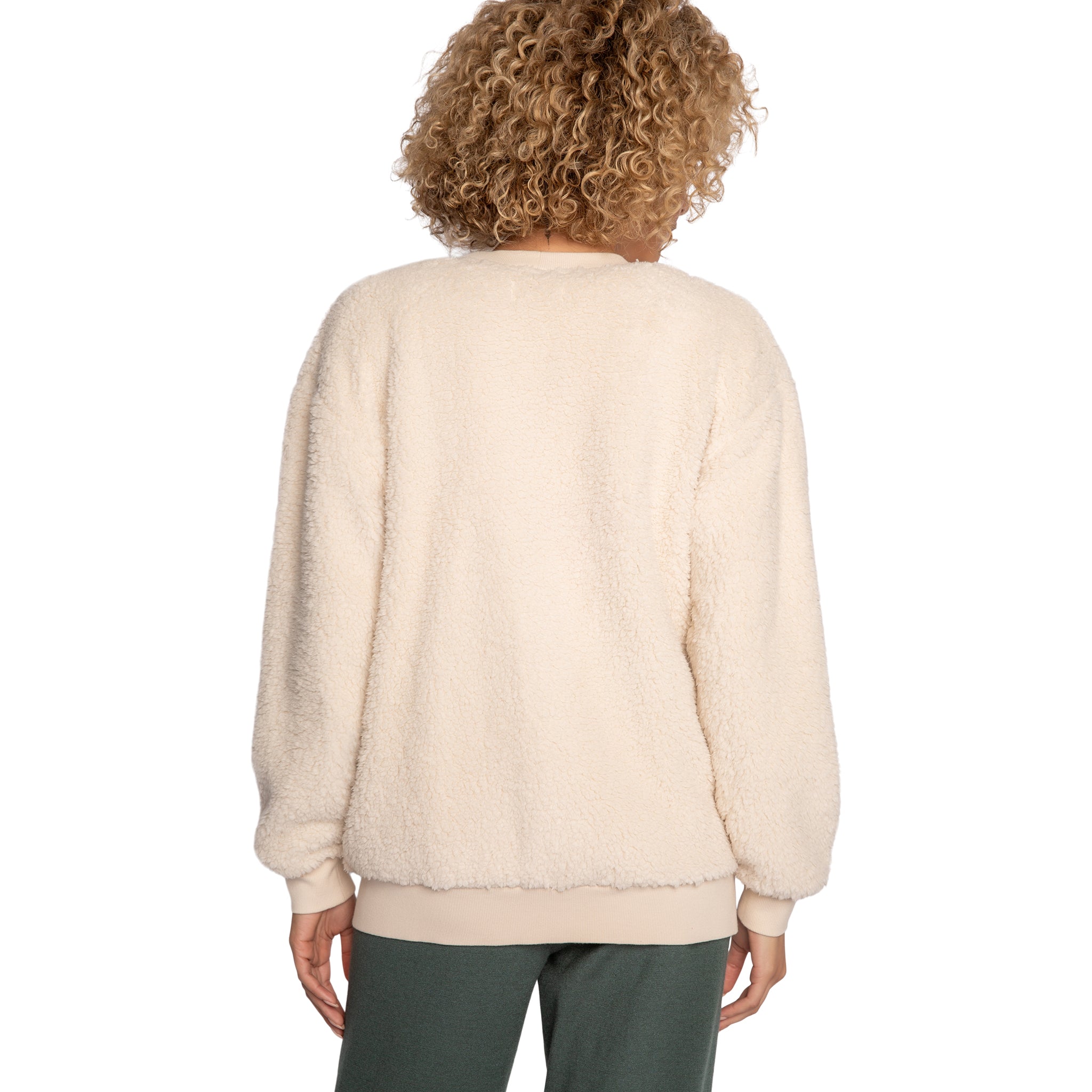 Peace Love Hope Shearling Cardigan - Denny's