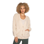 Peace Love Hope Shearling Cardigan - Denny's